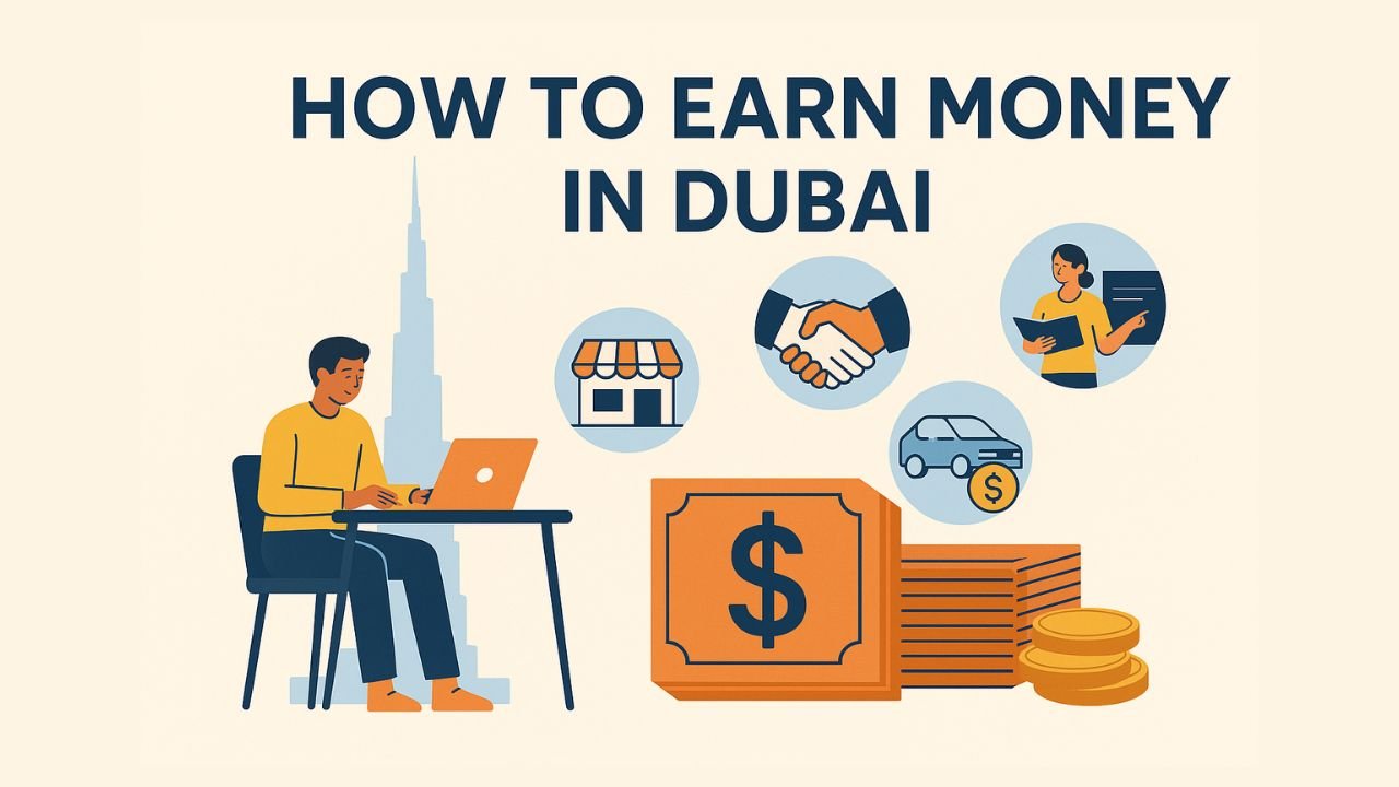 how to earn money in dubai, how to earn extra money in dubai, how to earn money online in dubai, how to earn money in dubai at home