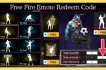 how to get free emotes in free fire, Free Fire Emote Redeem Code