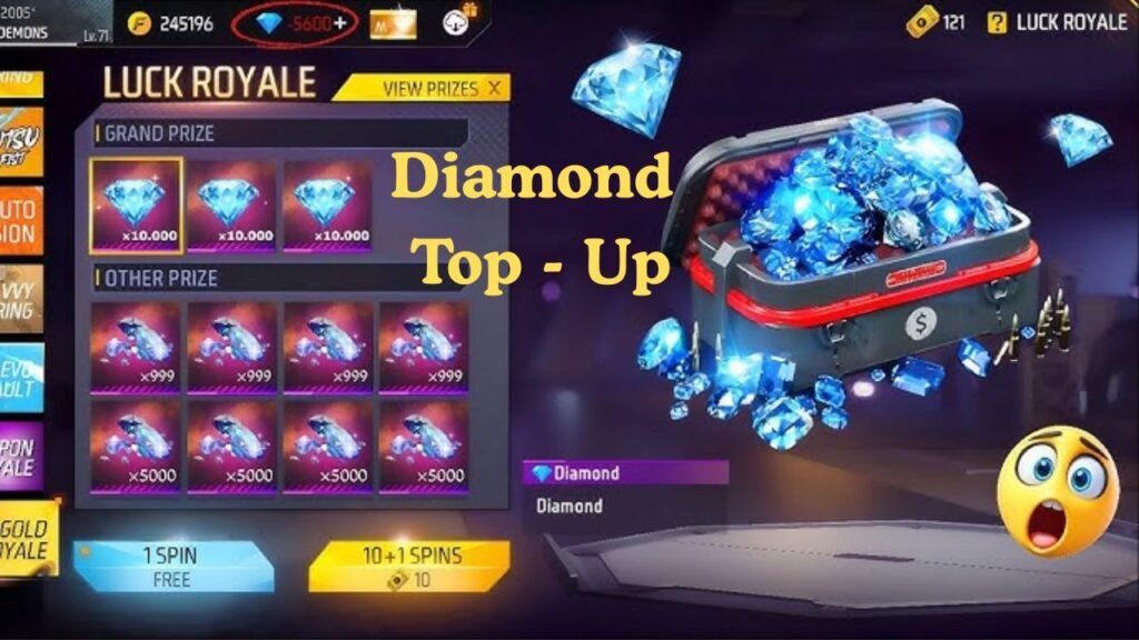 Garena Free Fire Top Up Diamonds Free