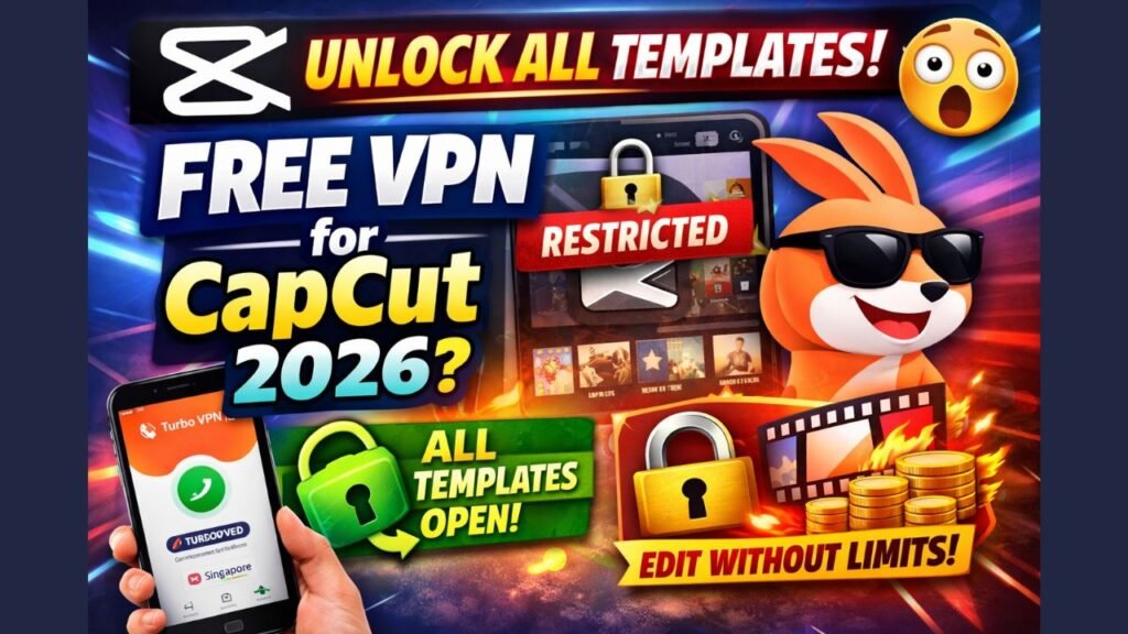 Best Free VPN for CapCut 2026 - Turbo VPN Full Setup & Tested Guide