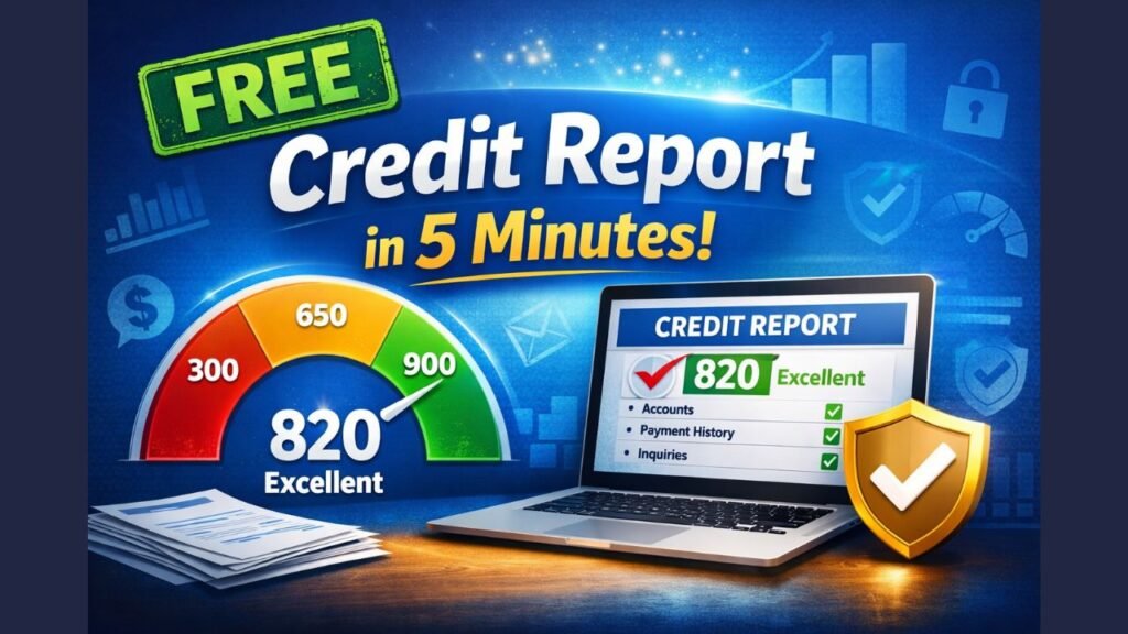 How to Get a Credit Report Free, how to check my credit score for free, one free credit report per year