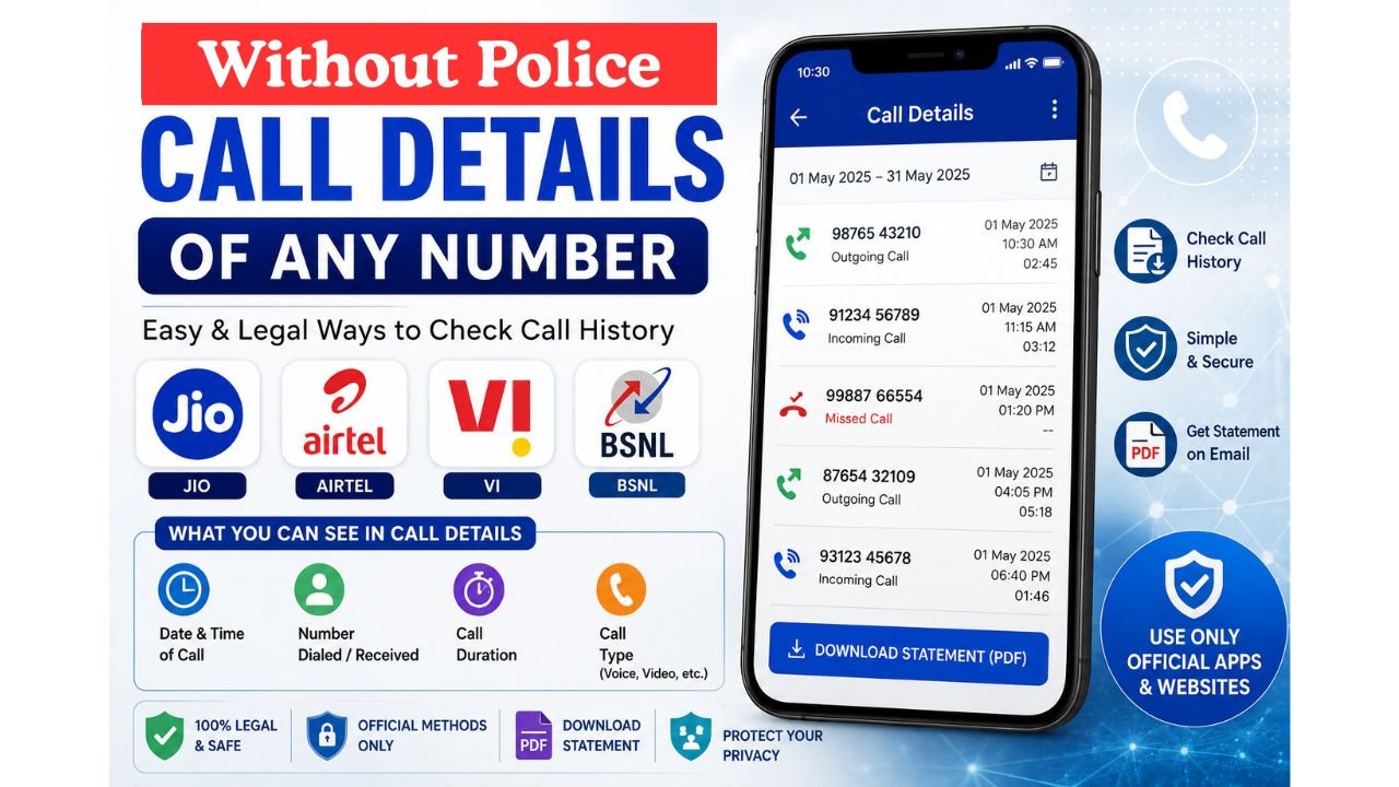 How to get call details of any number free 2026