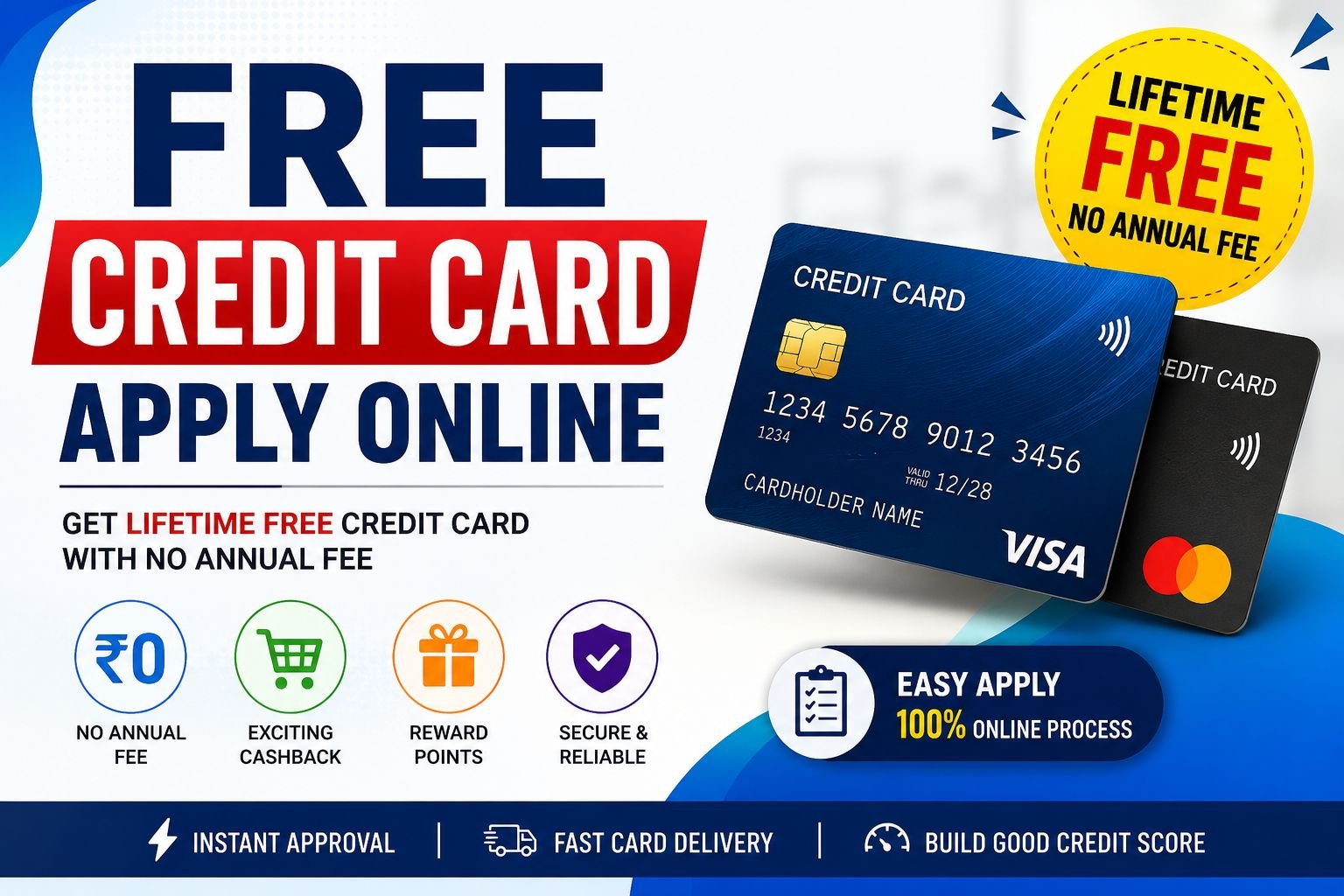 lifetime free credit card apply online, lifetime free credit card without income proof
